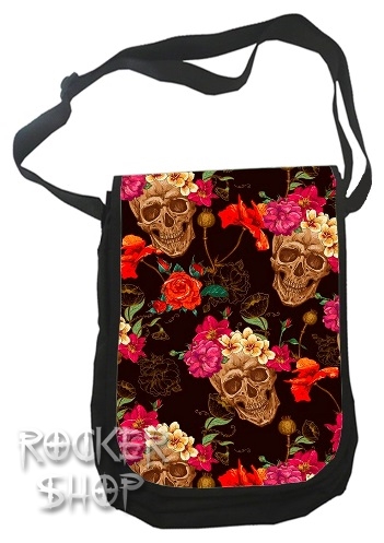 Taška SKULLS AND ROSES