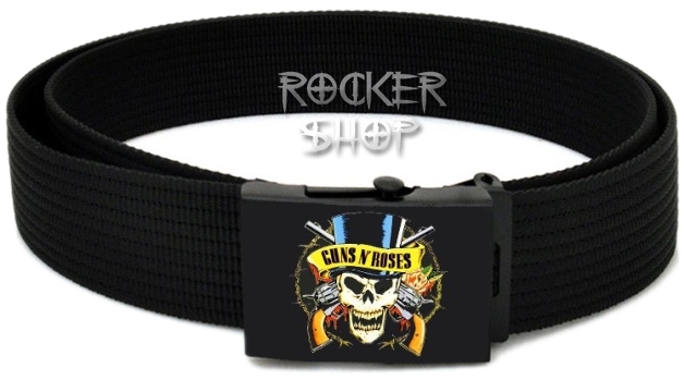 Opasok GUNS N´ROSES-Top Hat Skull