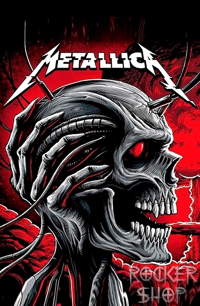 Vlajka METALLICA-Skull