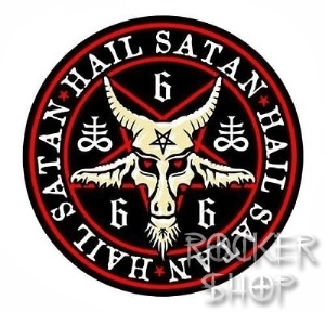 Odznak HAIL SATAN