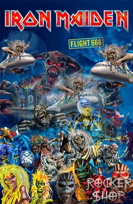 Vlajka IRON MAIDEN-Collage
