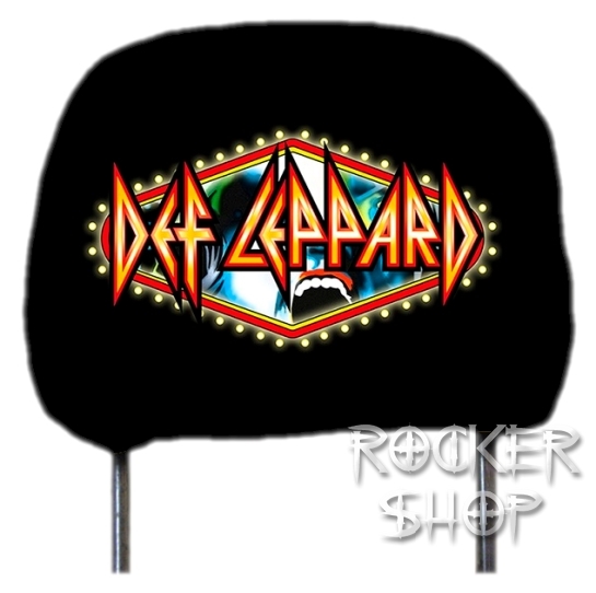 Návlek na opierku hlavy DEF LEPPARD-Logo