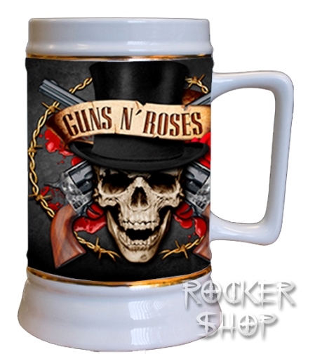 Krígel GUNS N´ROSES-Top Hat Skull/Logo