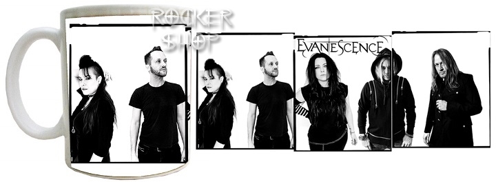 Hrnček EVANESCENCE-Band BW