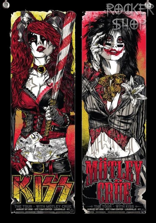 Vlajka KISS/MOTLEY CRUE TOUR
