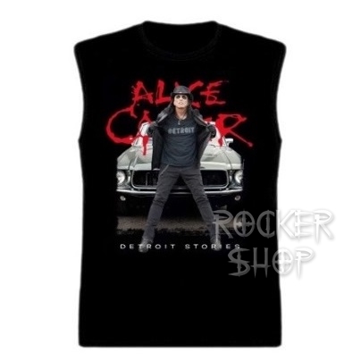 Tričko ALICE COOPER pánske-Detroit Stories/bez rukávov