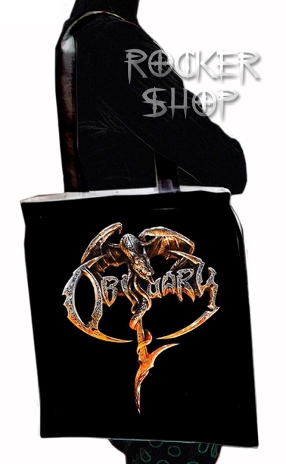 Taška OBITUARY nákupná-Logo
