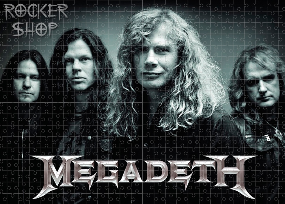 Puzzle MEGADETH-Band /1080 dielov/