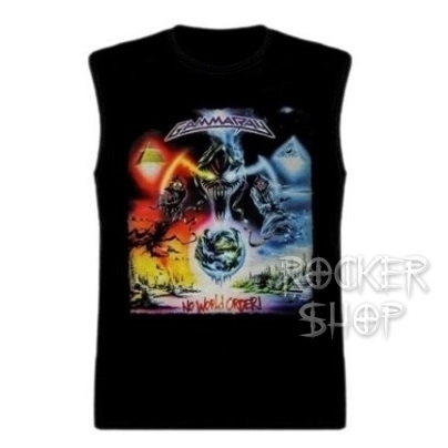 Tričko GAMMA RAY pánske-No World Order!/bez rukávov