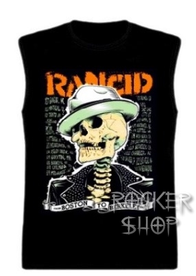Tričko RANCID pánske-From Boston To Berkeley Tour/bez rukávov