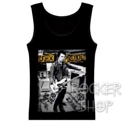Tričko SEX PISTOLS dámsky top-Sid With Bass Guitar
