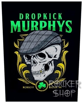 Nášivka DROPKICK MURPHYS chrbtová-Skull