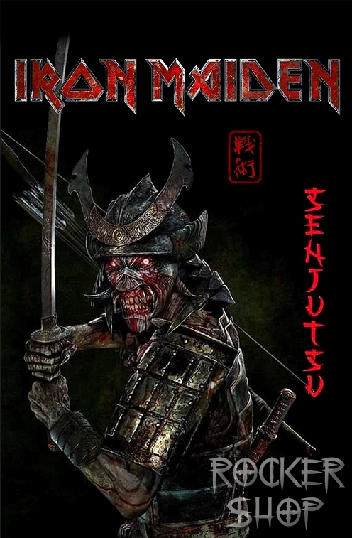 Vlajka IRON MAIDEN-Senjutsu Samurai