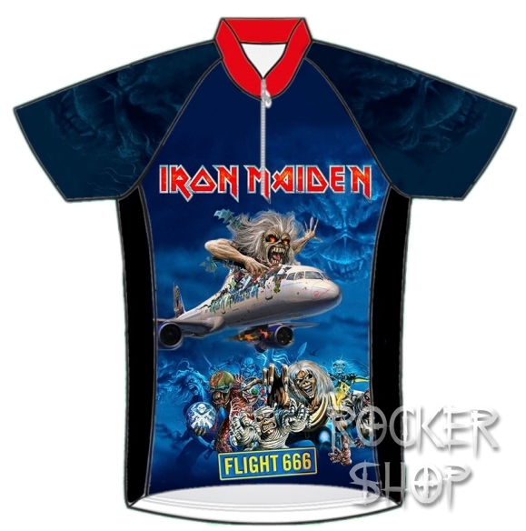Dres IRON MAIDEN cyklistický dámsky-Flight 666