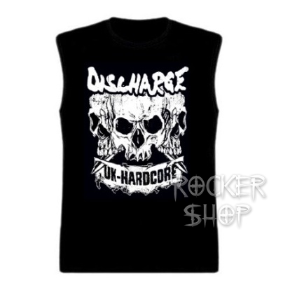 Tričko DISCHARGE pánske-UK Hardcore/bez rukávov