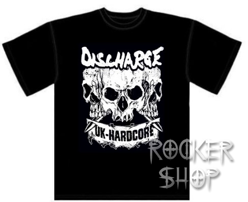 Tričko DISCHARGE pánske-UK Hardcore