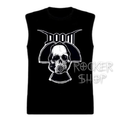 Tričko DOOM pánske-Skull/bez rukávov