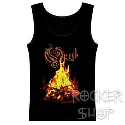 Tričko OPETH dámsky top-Fire Skulls