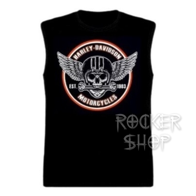 Tričko HARLEY DAVIDSON pánske-Est.1903/bez rukávov