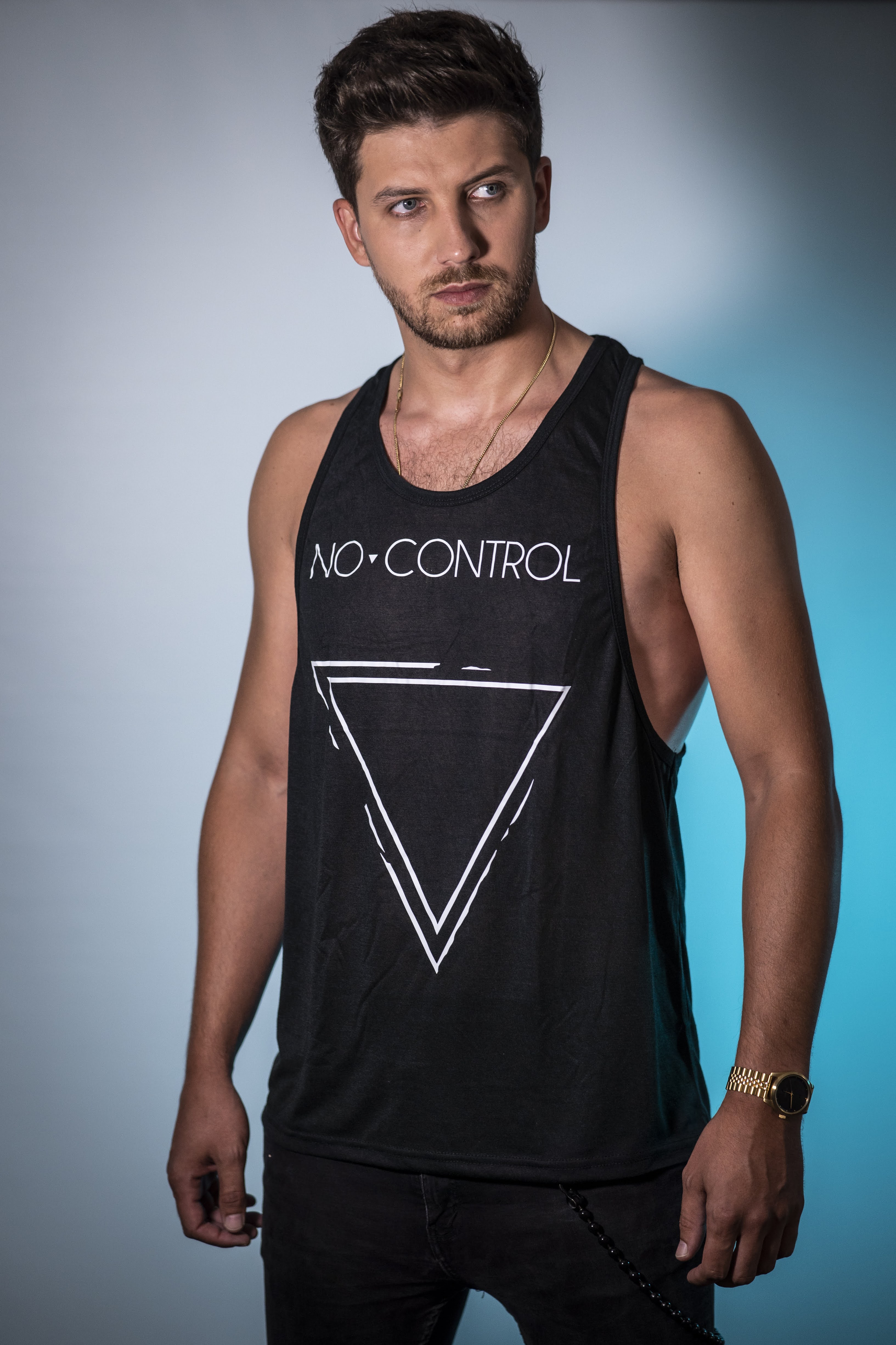 Tielko NO CONTROL unisex-Triangle Black