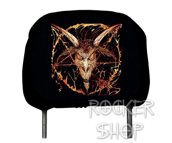 Návlek na opierku hlavy BAPHOMET