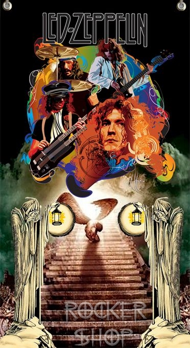 Vlajka LED ZEPPELIN-Stairway To Heaven Band