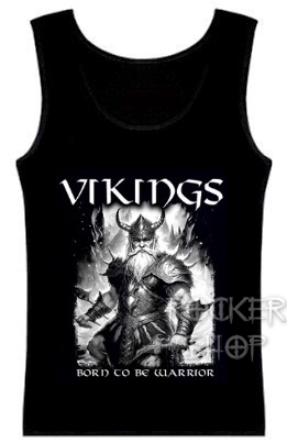 Tričko VIKINGS dámsky top-Born To Be Warrior