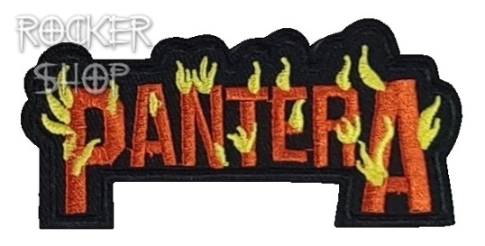 Nášivka PANTERA nažehľovacia-Fire Logo