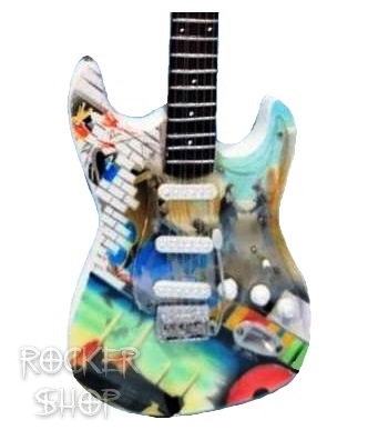 Mini gitara PINK FLOYD-Tribute Fender Stratocaster