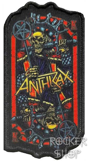 Nášivka ANTHRAX nažehľovacia-Evil King