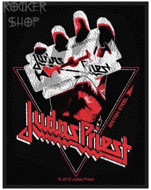 Nášivka JUDAS PRIEST vyšívaná-British Steel Vintage