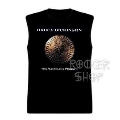 Tričko BRUCE DICKINSON pánske-Mandrake Project/bez rukávov
