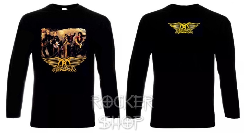 Tričko AEROSMITH pánske-Band/dlhý rukáv 