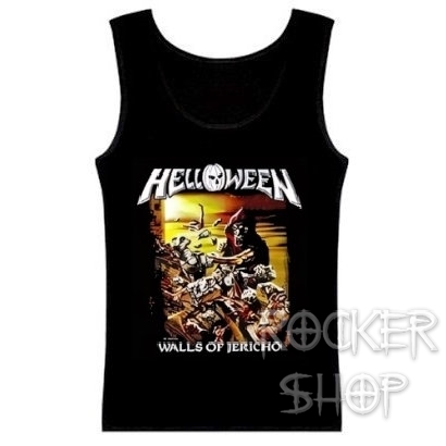 Tričko HELLOWEEN dámsky top-Walls Of Jericho