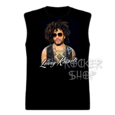 Tričko LENNY KRAVITZ pánske-Face/bez rukávov