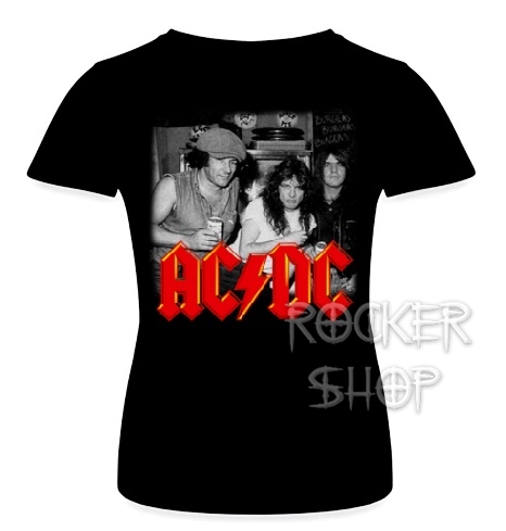 Tričko AC/DC dámske-Band