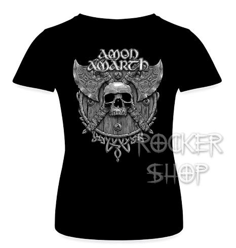 Tričko AMON AMARTH dámske-Skull And Axe