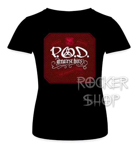 Tričko P.O.D. dámske-Greatest Hits