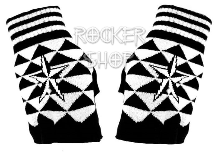 Rukavice STAR BLACK WHITE