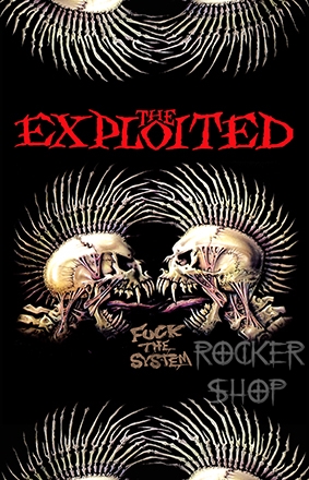 Vlajka EXPLOITED-Fuck The System