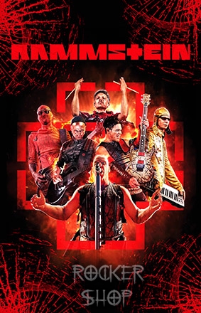 Vlajka RAMMSTEIN-Band Live