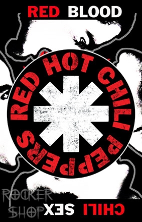 Vlajka RED HOT CHILI PEPPERS-Red Blood Chili Sex