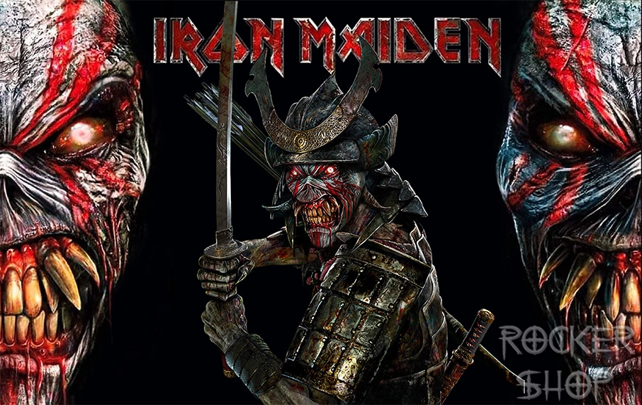 Vlajka IRON MAIDEN-Senjutsu