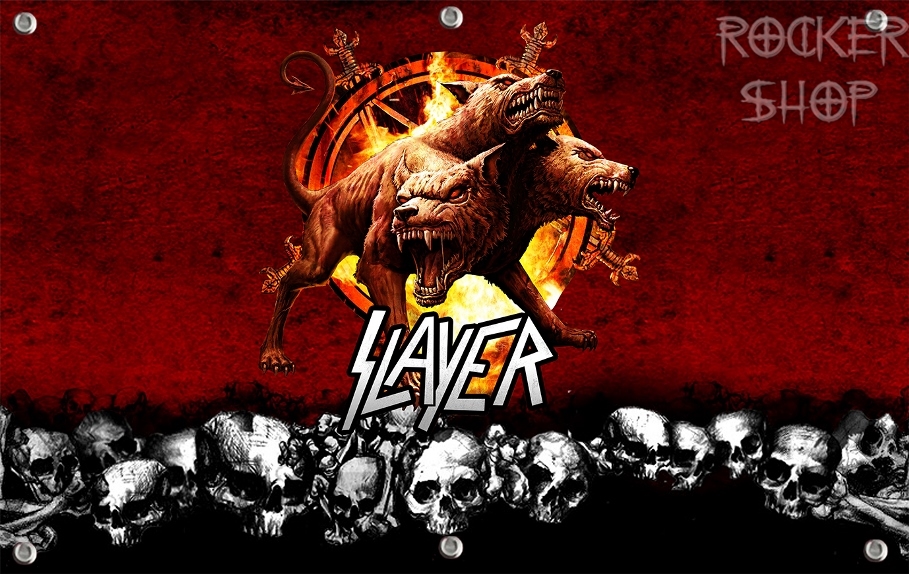 Vlajka SLAYER-Cerberos