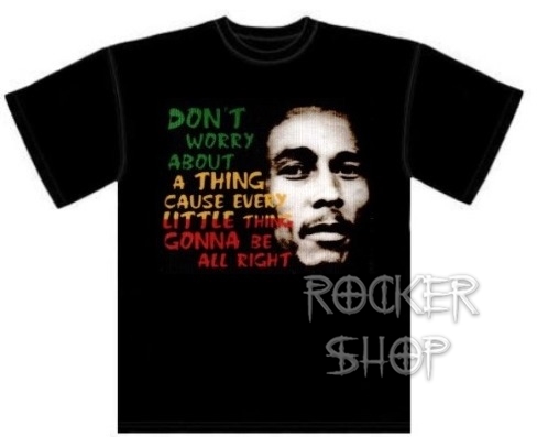 Tričko BOB MARLEY pánske-Don´t Worry