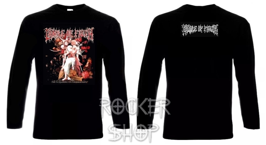 Tričko CRADLE OF FILTH pánske-Screaming Of The Valkyries/dlhý rukáv 