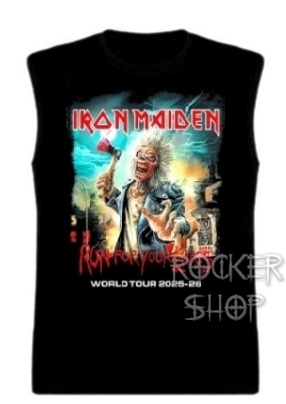 Tričko IRON MAIDEN pánske-Run For Your Lives/bez rukávov