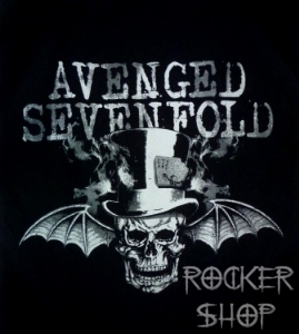 Nášivka AVENGED SEVENFOLD chrbtová-Bat Skull Logo