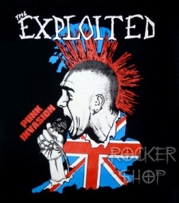 Nášivka EXPLOITED chrbtová-Punk Invasion