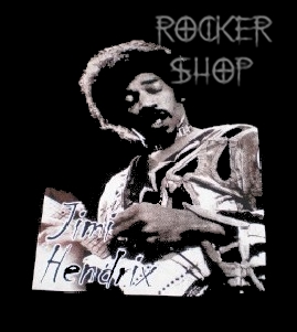 Nášivka JIMI HENDRIX chrbtová-Guitar